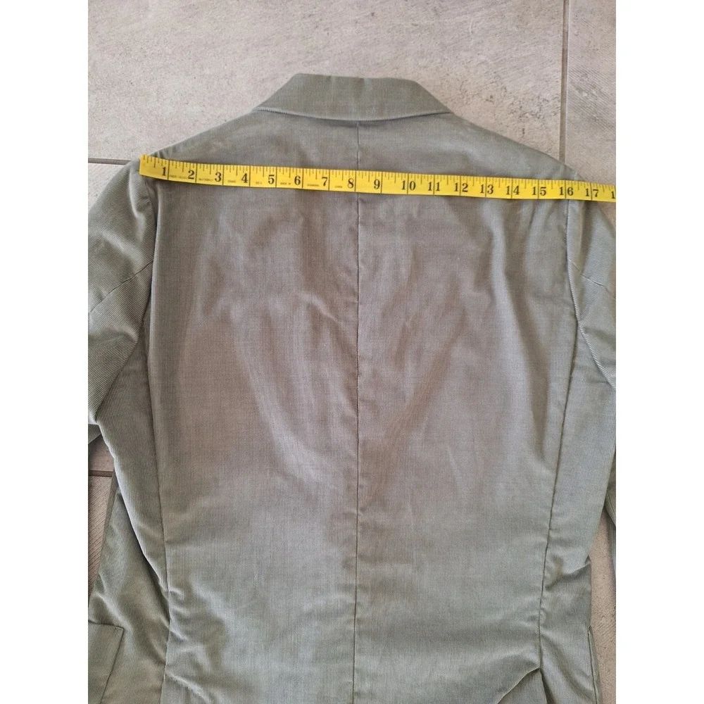 Paul Smith Mens cotton blend corduroy suit jacket in olive size 38